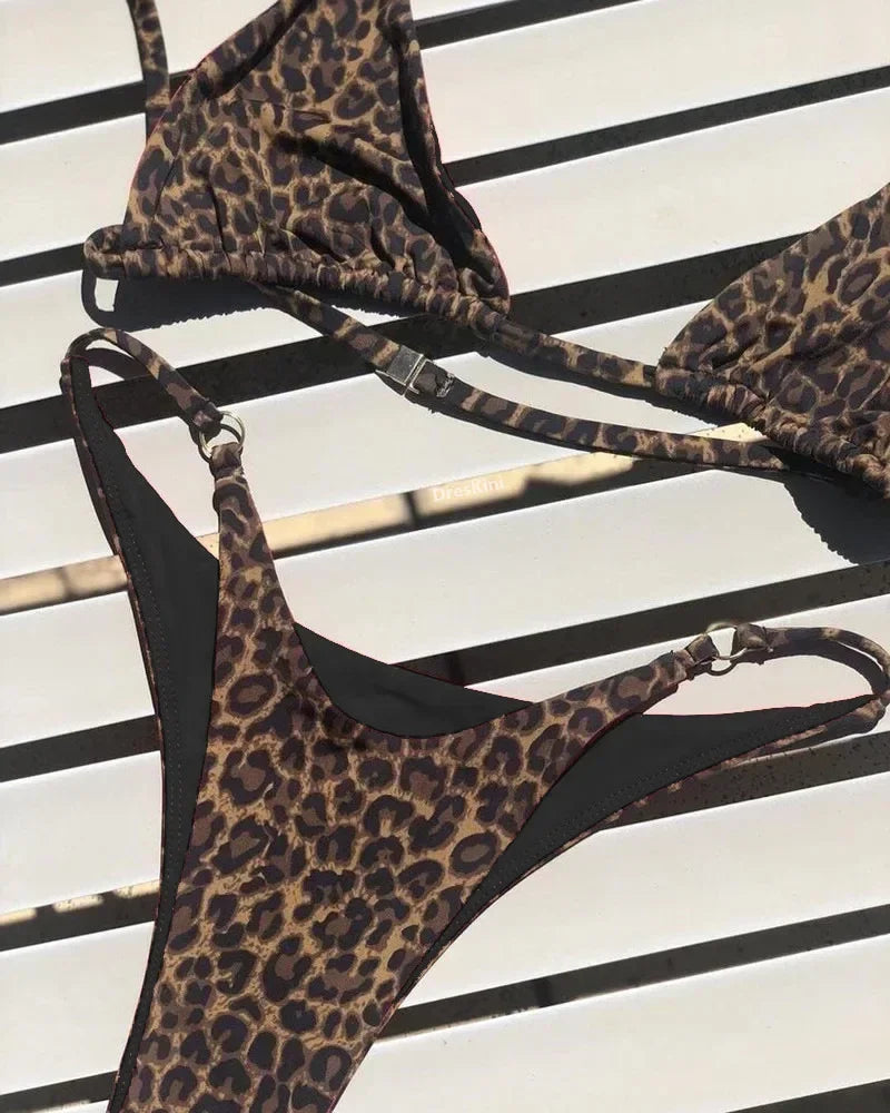 Micro Bikini Leopard - Piña Colada