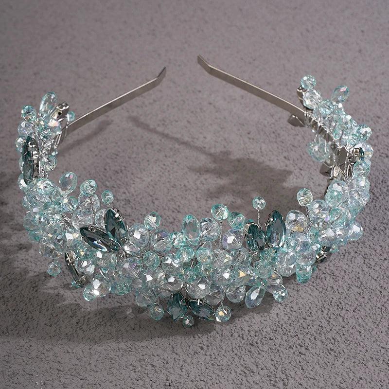 Handmade Rhinestones Tiaras - Piña Colada