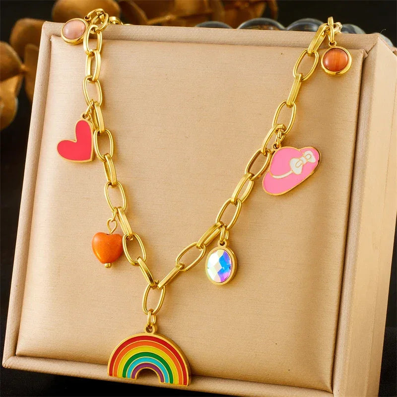 316L Stainless Steel Necklace New Trend - Piña Colada