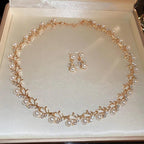 3-Piece Vintage Necklace & Earrings for Women - Piña Colada