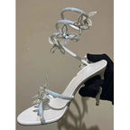 Butterfly Detail Women Sandals - Piña Colada