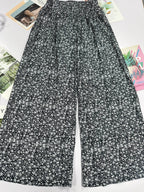 Floral high-waisted pants - Piña Colada