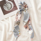 Print Bow Satin Long Ribbon - Piña Colada