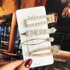 Flower Pearl Hair Clip - Piña Colada