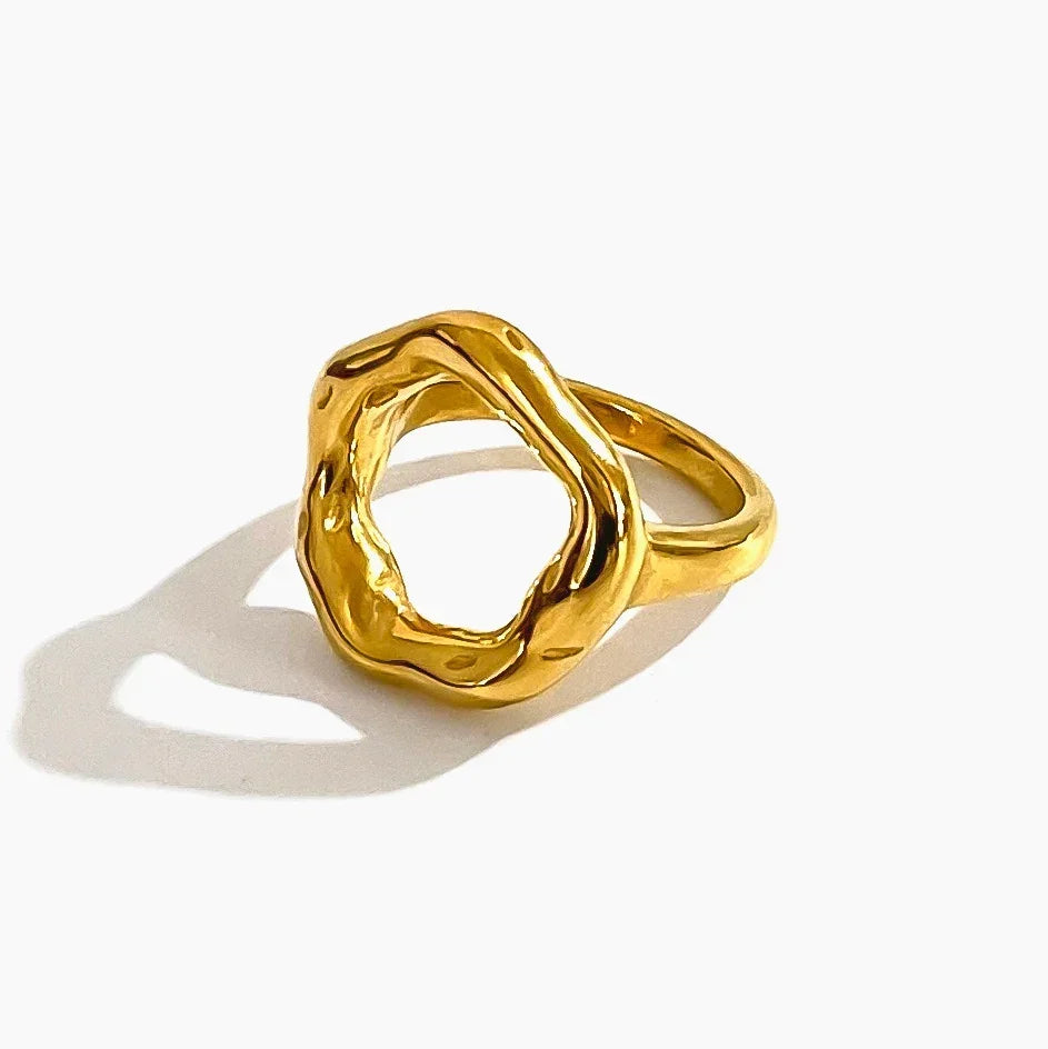 Gold Plated Rings - Piña Colada