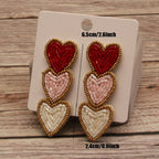 Love Beaded Earrings - Piña Colada