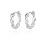 Zircon Polygon Earrings For Women Stainless Steel Geometric - Piña Colada