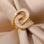 New Design Zircon Rings for Women - Piña Colada