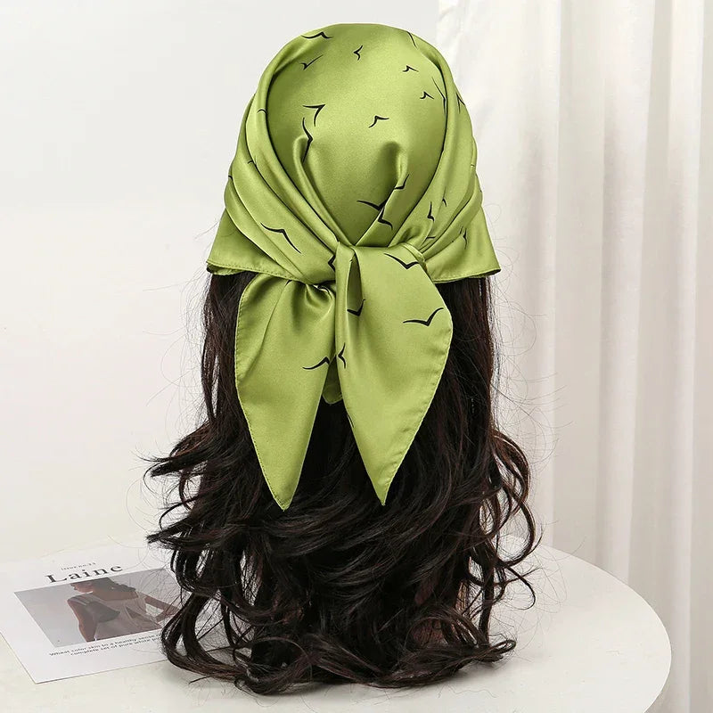 Bohemian Silk Scarf - Piña Colada