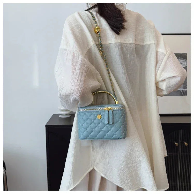 Diamond Grid Single Shoulder - Piña Colada