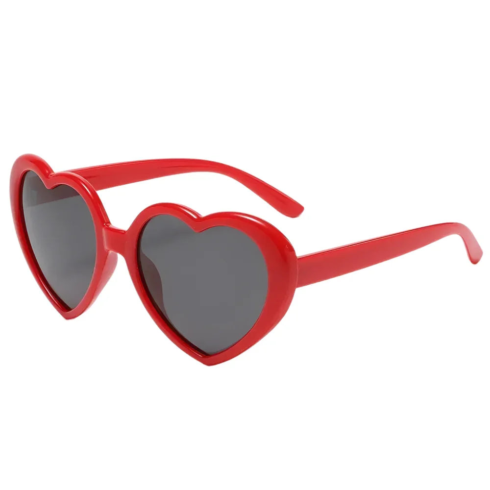 Heart Shape Sunglasses - Piña Colada