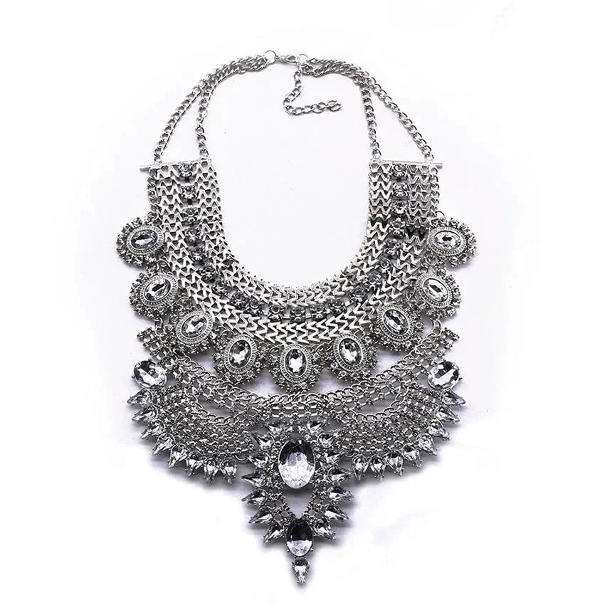 Large Collar Bohemian Vintage - Piña Colada