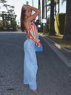 Top Backless Sexy Halter - Piña Colada