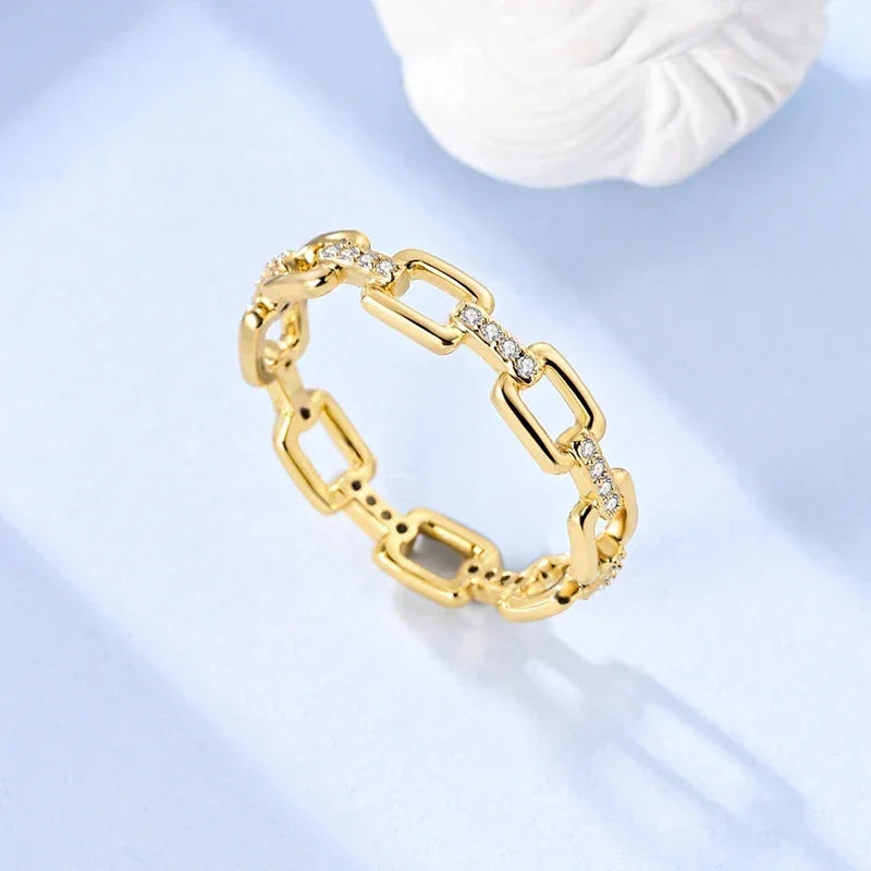 925 Sterling Ring Gold - Piña Colada