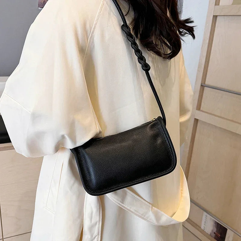 Leather Crossbody Bags - Piña Colada
