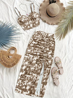Set Summer Print Skirt