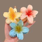 Gradient Hair Clips Women Flower - Piña Colada