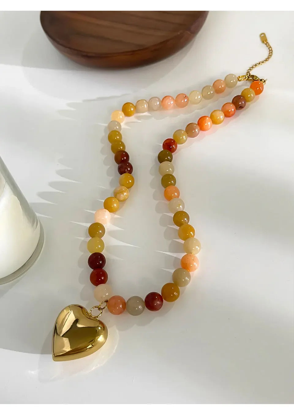 Multi-color Natural Stone Handmade - Piña Colada