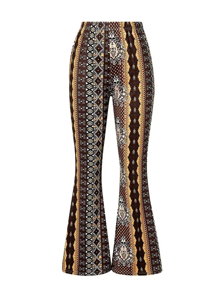 Women Flare Pants Bohemian