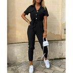 Monochrome Jumpsuit - Piña Colada