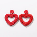 Love Beaded Earrings - Piña Colada