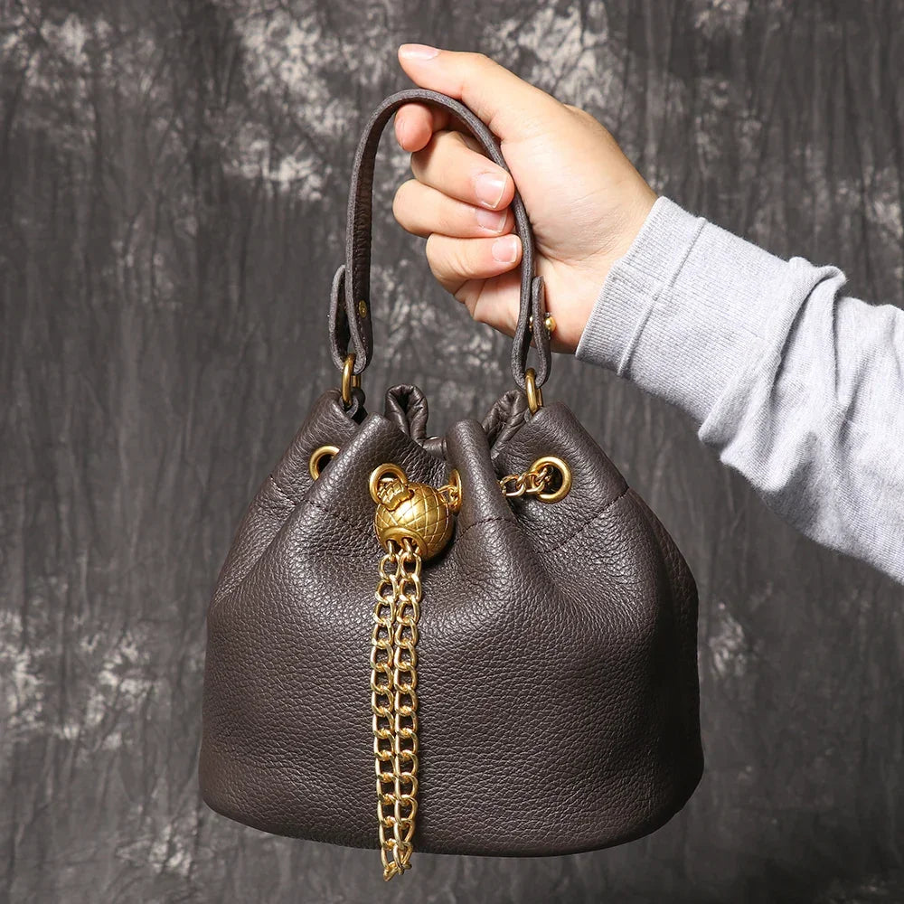 Handbag Genuine Leather - Piña Colada