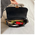 Casual Leather Satchel Bag for Women - Piña Colada
