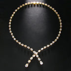 Zircon Water Drop Collar - Piña Colada