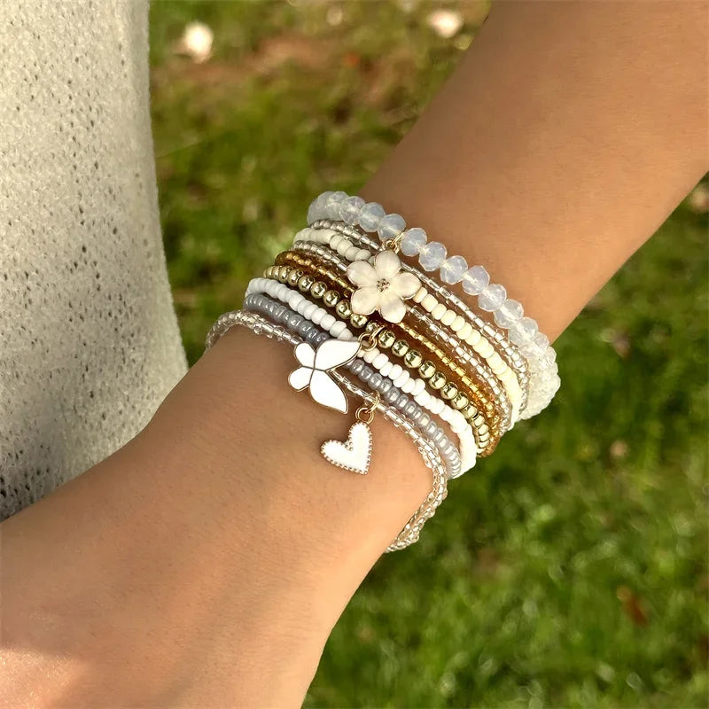 9pcs/set Bohemian Bracelet - Piña Colada
