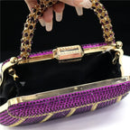 CLUTCH GLITTER BAG FOR EVENING - Piña Colada