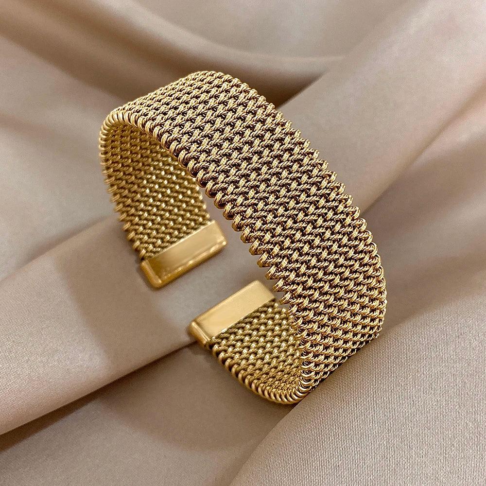 Vintage Stainless Steel Braided Mesh - Piña Colada