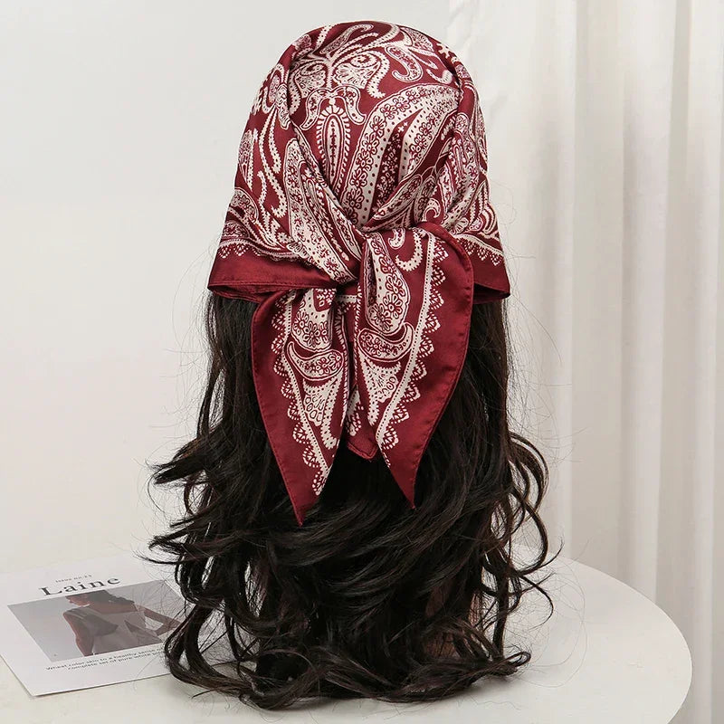 Bohemian Silk Scarf - Piña Colada