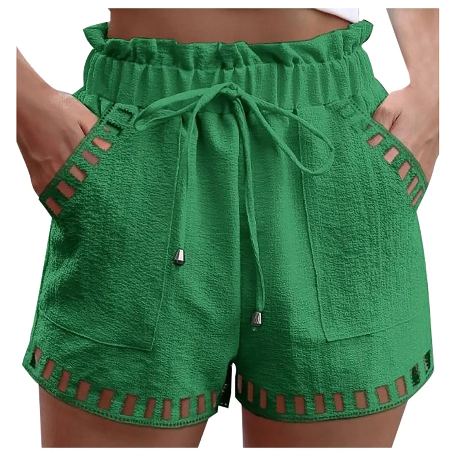 Cotton Linen Shorts Women - Piña Colada