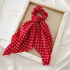Print Bow Satin Long Ribbon - Piña Colada