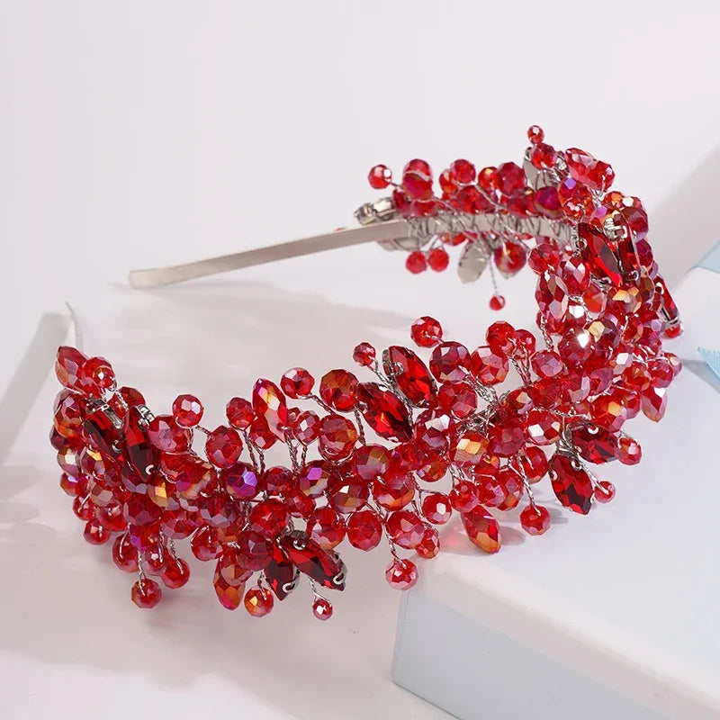 Handmade Rhinestones Tiaras - Piña Colada