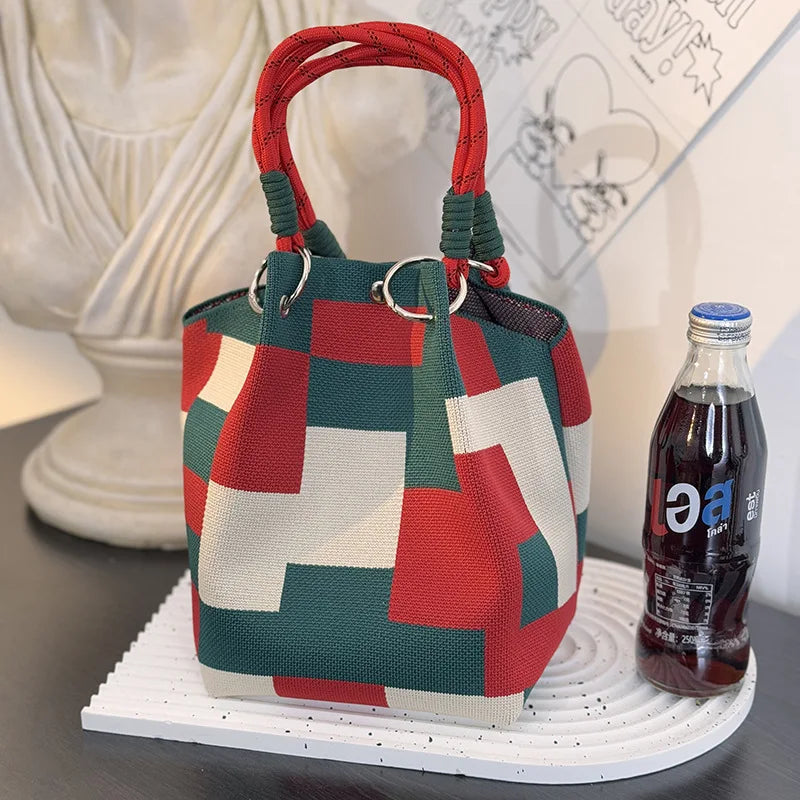 Geometric Casual Tote Bag