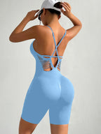 Yoga Workout Jumpsuits Hollowout