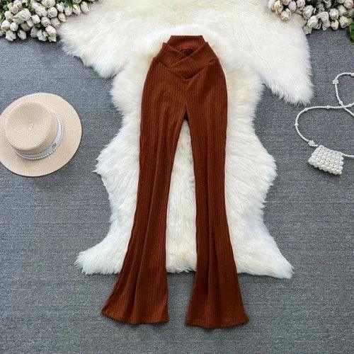 High Waist Pants - Piña Colada