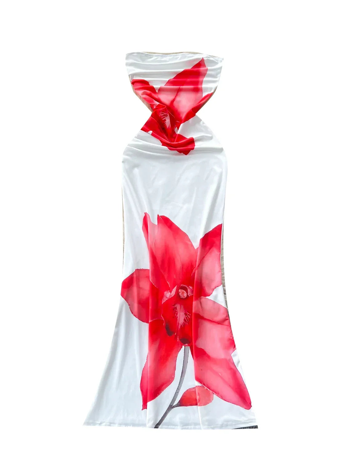 Bodycon Long Dress Print - Piña Colada