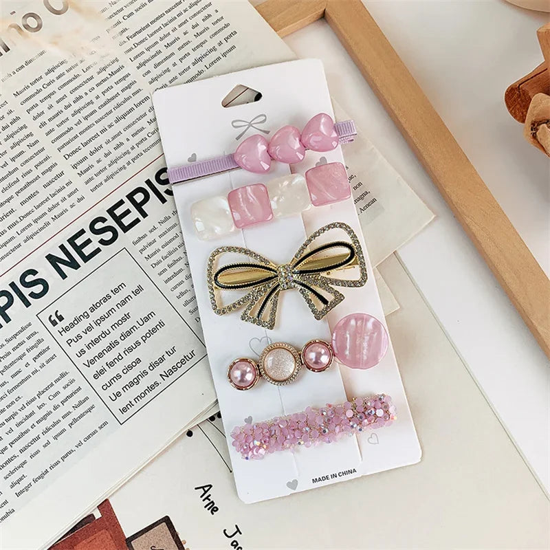 Trendy Geometric Hairpins for Women - Piña Colada