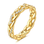 925 Sterling Ring Gold - Piña Colada