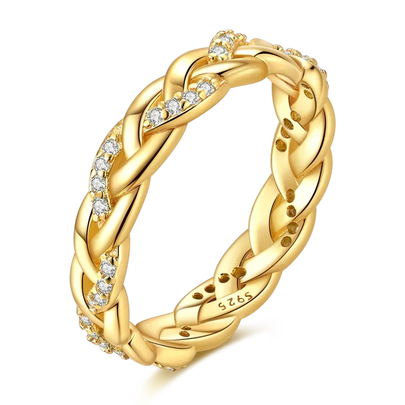 925 Sterling Ring Gold - Piña Colada