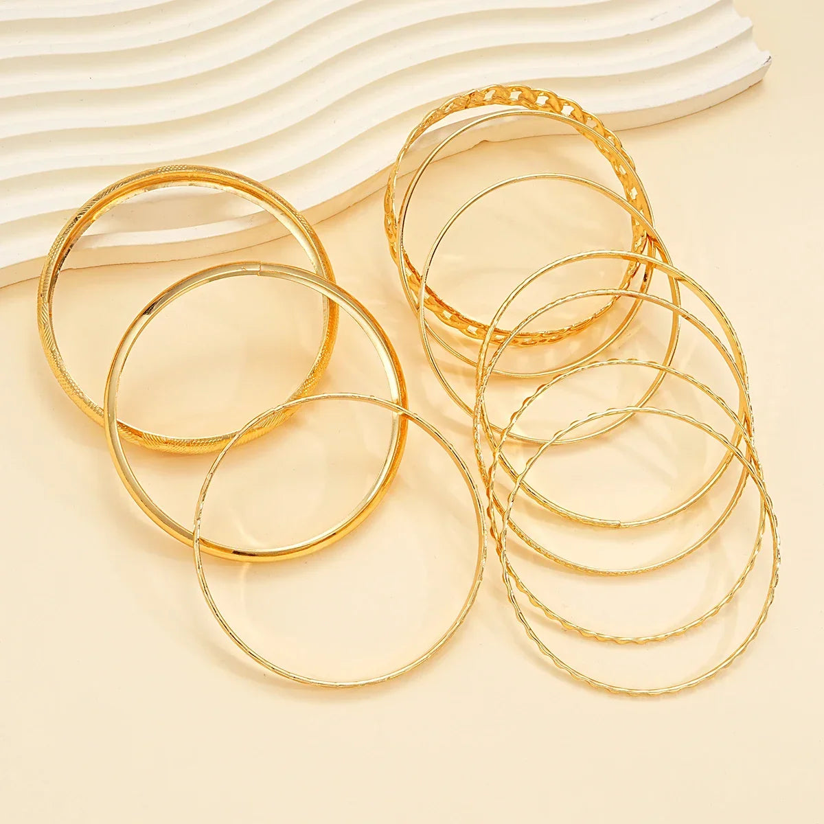 10 Pcs Multilayer Bracelets - Piña Colada