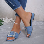 New Low Heels Women's Slippers Outdoor Slippers - Piña Colada