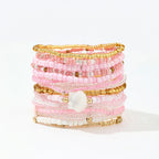 17Pcs/Set New Beach Bracelet - Piña Colada