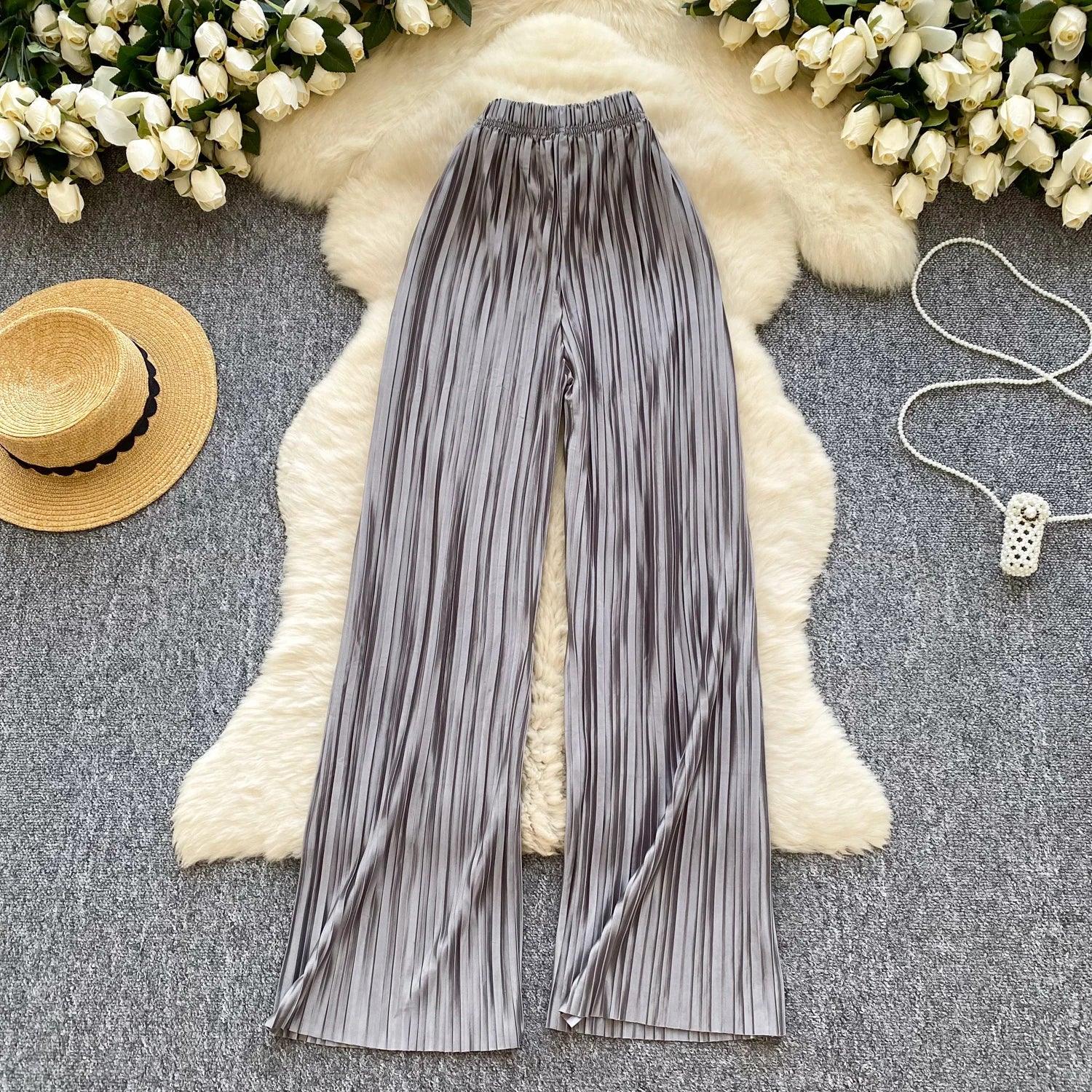 Summer Casual Pants Women High Waist - Piña Colada