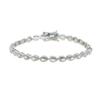 Zirconia Tennis Chain Bracelet - Piña Colada