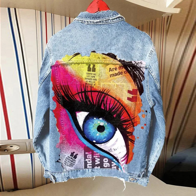 Denim Jacket Girl - Piña Colada