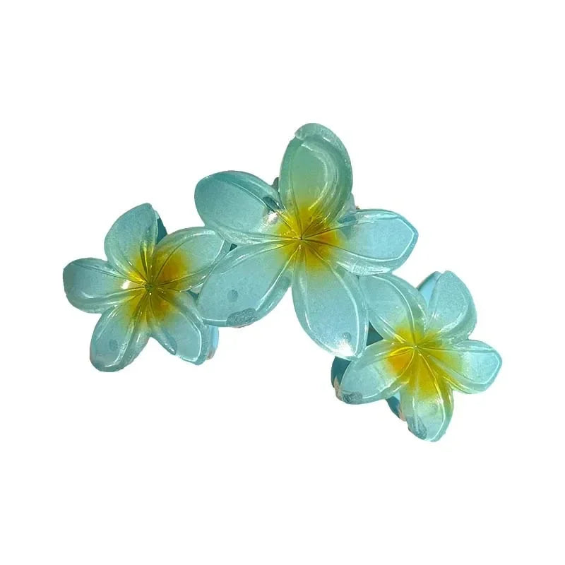 Flower Hair Claw Clips - Piña Colada
