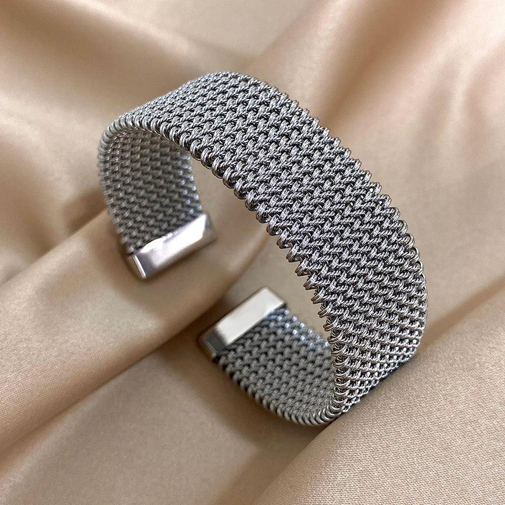 Vintage Stainless Steel Braided Mesh - Piña Colada